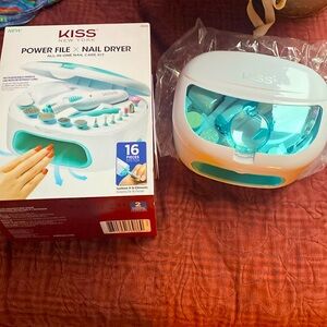 New KISS Power File x Nail Dryer kit